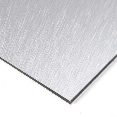 Falken Design Aluminium Composite Panel Brushed Silver 24 in. x 60 in. x 1/4 ...