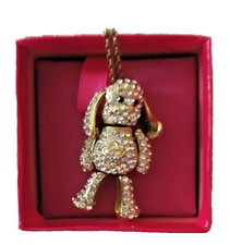 Diamante Dog Necklace  Excellent Condition Butler & Wilson Genuine Nice Gift