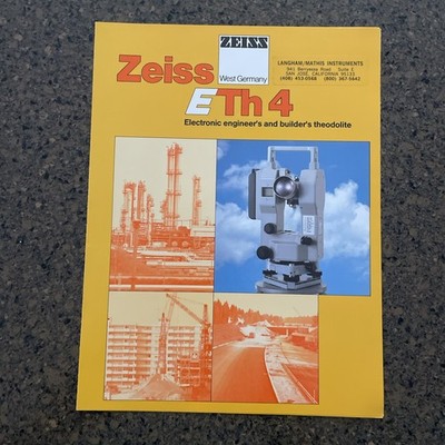 Zeiss ETh4 Theodolite Brochure & Technical Data