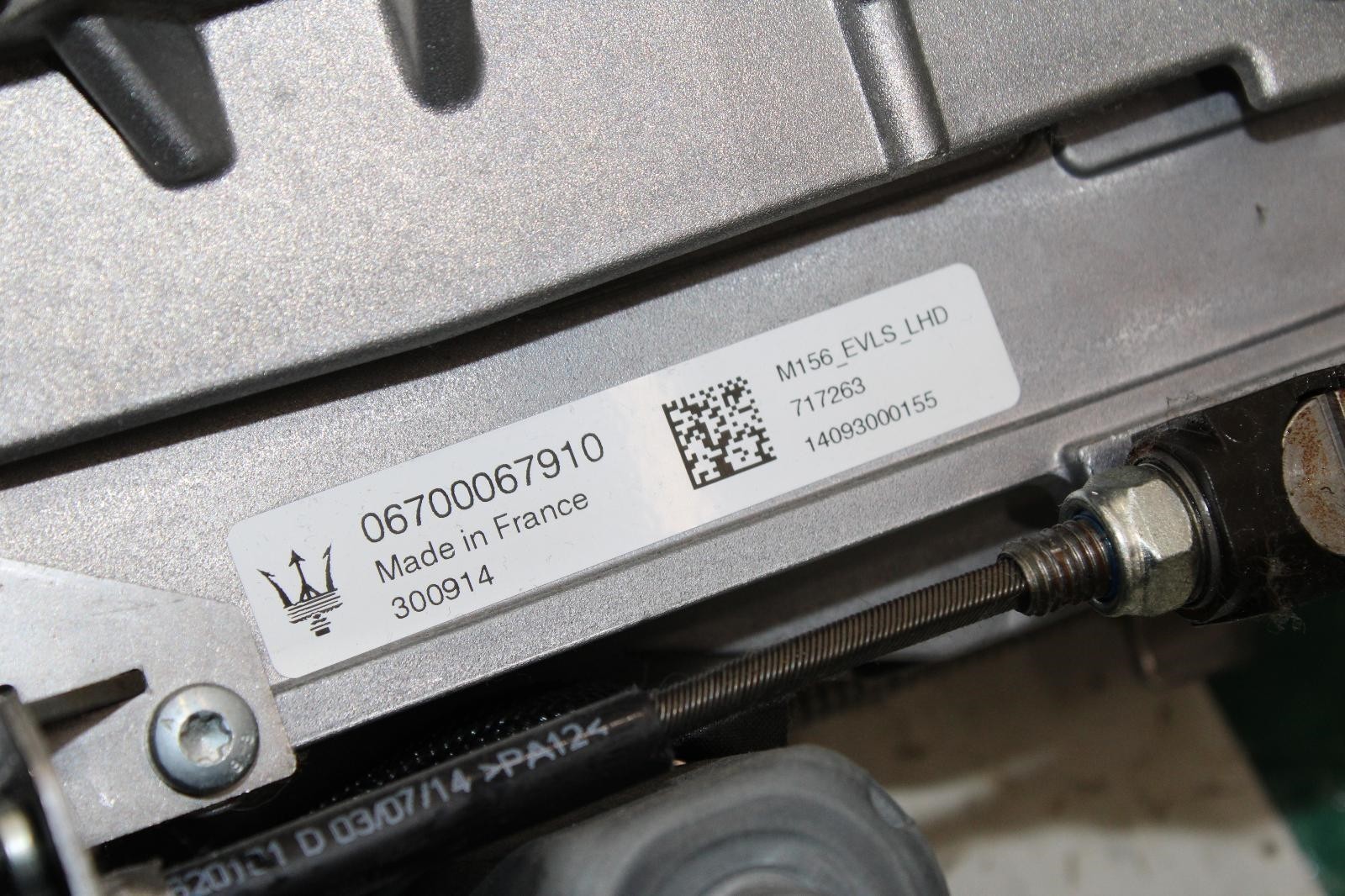 Maserati Ghibli 2014-2017 Intermediate shaft