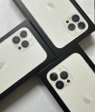 OEM Apple iPhone 13 Pro Max Silver Empty Box  Lot of 5  No Phone Included