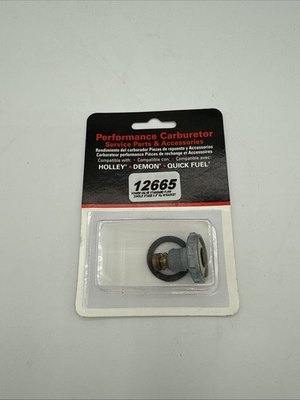 #ad #ad 12665 Power Valve Standard Flow 1 Stage 6.5quot; w Gasket Holley Demon Quick Fuel $12.74