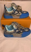 scarpe LV Skate Denim X Swarovski