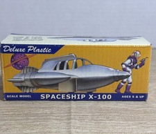 Dimestore Dreams Spaceship X-100. 2000 replica of 1940/50s toys 5  Plastic