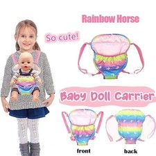 Sleeping Clothe Baby Dolly Children Toy Accessories Doll Toys Carrier Backpack