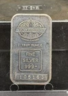 Engelhard Maple Leaf Bull ~  1 oz Silver Bar