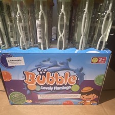 Lovely Flamingo Bubble Wands Frog Design Animal Tops Ages 3 24 Pack