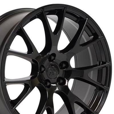 20'' Gloss Black 2528 Rim Fits Dodge Charger Challenger 20x9 Hellcat Style