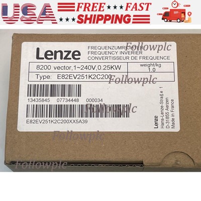 Lenze E82EV251_2C200 Frequency Inverter 8200 Vector E82EV251K2C200 US Seller NEW
