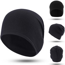 Winter Warm Beanies Hats Fleece Windproof Ski Slouchy Skullies Stretch Skull Cap