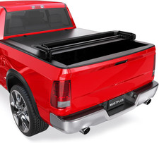 Soft Quad FOLD Truck Bed Tonneau Cover Compatible for 2002-2025 Dodge Ram 1500 I