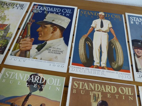 STANDARD OIL BULLETIN CALIFORNIA 15 ISSUES 1920-1929 LOT VINTAGE GAS STATION OIL - Picture 7 of 14