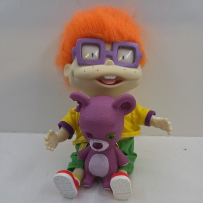 Rugrats Cheer Up Chuckie Doll Crying Talking WaWa Bear Figure 2000 TESTED/WORKS
