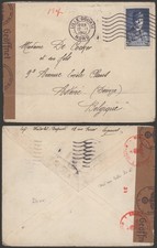 France WWII 1941 - Cover to Belgium - Censor F721