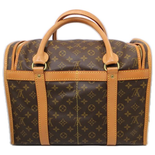 Louis Vuitton M41924 8921VX Sac Chasseur Dog Carrier Bag Monogram Canvas Auth
