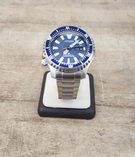 Citizen Promaster Dive Automatic Men's Day Date Silver Watch 43MM NY0136-52L