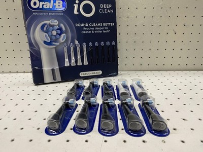 Oral-B IO Deep Clean Rotating Toothbrush Heads Lot Of 10 Sealed New