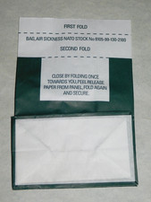 ROYAL AIR FORCE / NATO AIRSICKNESS BAG