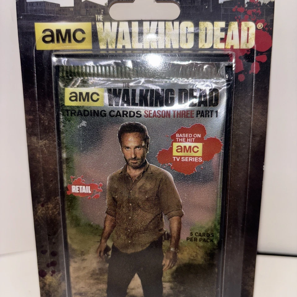 Tarjetas coleccionables AMC Walking Dead temporada 3 parte 1 de Cryptozoic NUEVAS sin abrir. Foto 3 de 4