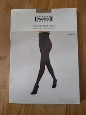 Wolford 14981 Fatal High Waist Tights 50 Den Gobi Size S 