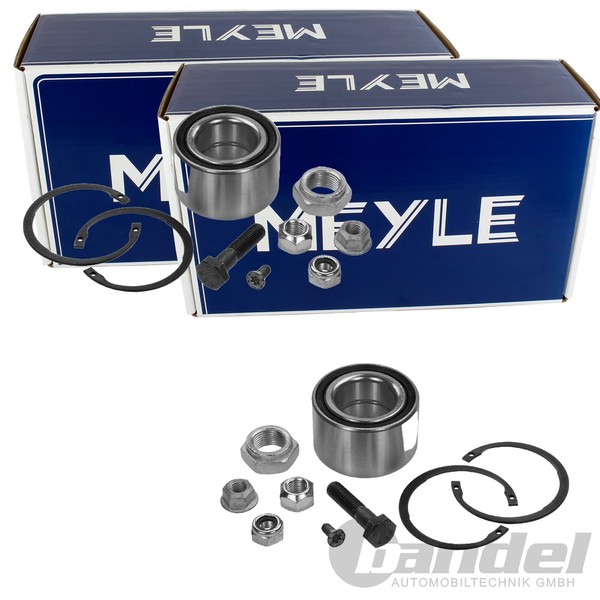 2X Meyle RADLAGER-SATZ Vorne Beidseitig Passend FÜR VW Derby Polo Links+Rechts-image