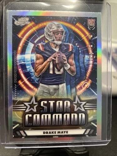 2024 Topps Cosmic Chrome - Star Command Drake Maye #SC-17 (RC)