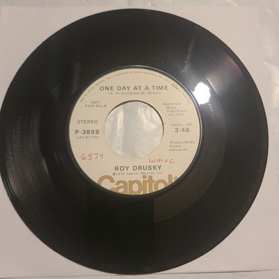 Roy Drusky~ Close To Home/ One Day At A Time~ Capitol Promo 45 RPM Record  Copy
