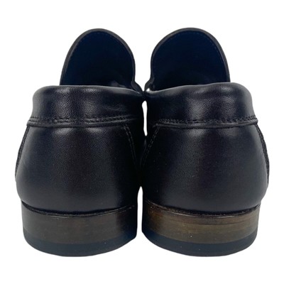 ilSandalo by Fabio Tesorone Black Leather Penny Loafers Dress Shoes Mens Size 9 s-l400.jpg main image 3