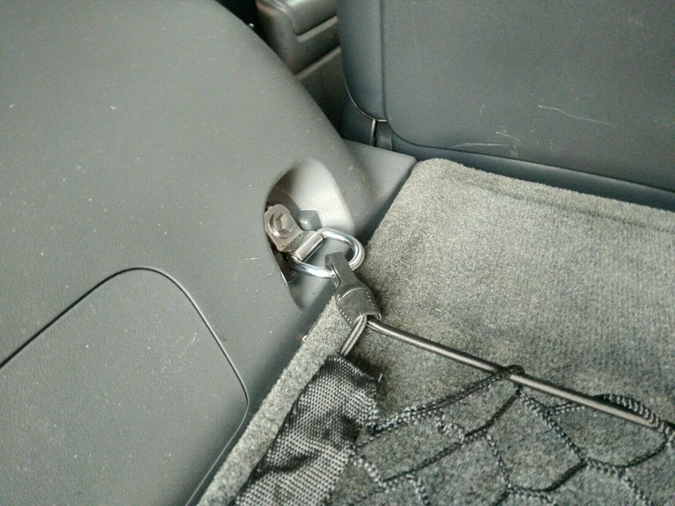 Red de carga de malla organizadora estilo piso maletero trasero para TOYOTA PRIUS V 2012-2017 Foto 4 de 4