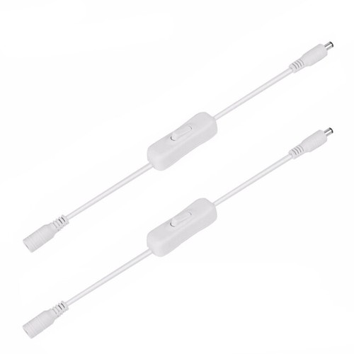 on/off DC Power Switch 5.5x2.1mm Jack Adapter Connector with Male Female COB LED - Afbeelding 13 van 14