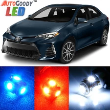 8 x Premium Xenon White LED Lights Interior Package Kit for Toyota Corolla +Tool
