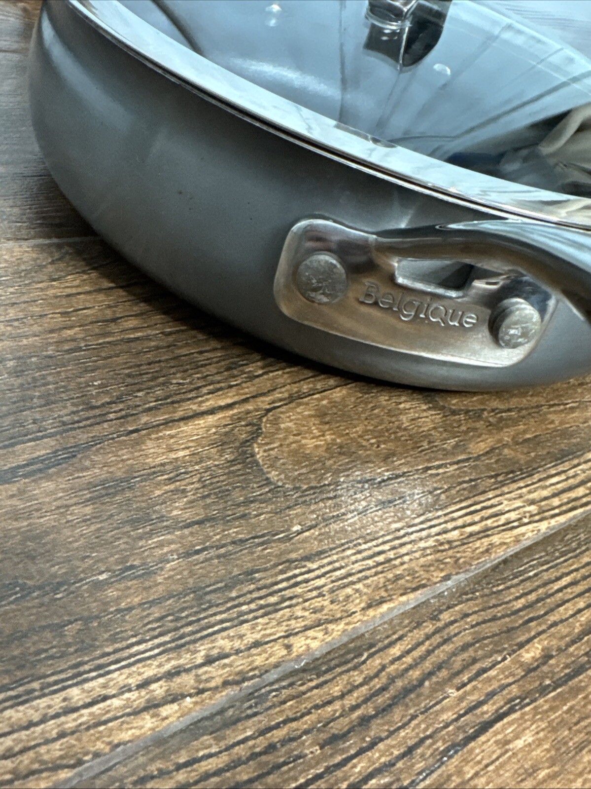 Belgique 3 Qt 10” Saute Pan Skillet Fry Pan Double Handle Vented Lid Oven Safe