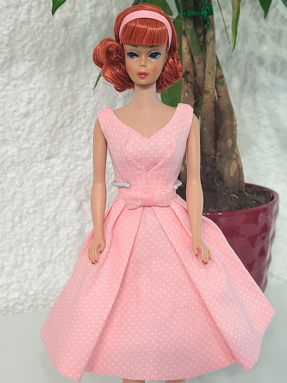 Barbie Fashion Handmade Campus Belle Dress Fits Vintage/Silkstone/Repro Barbies