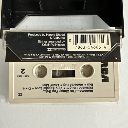 Alabama The Closer You Get (Cassette) - Picture 2 of 2