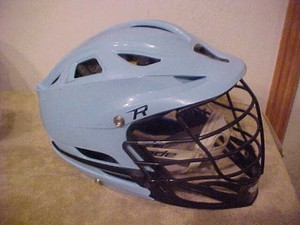 Adult Cascade R Baby Light Blue Lacrosse Helmet, w/ SPR-Fit SIZE Small to Medium