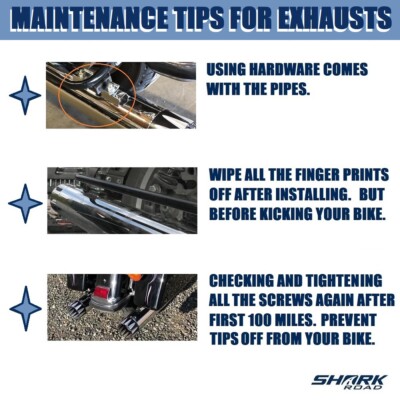 EXHAUST MUFFLER CHROME SLIP-ON WYATT FISHTAIL 33" HARLEY DAVIDSON FLH/FLT TOURING 95-16 - Foto 3