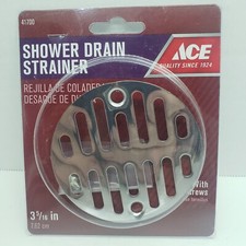 ACE Shower Drain Strainer  3-5/16"  Stainless Steel  41700