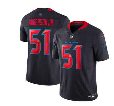 hot, Texans #51 Will Anderson Jr. F.U.S.E. Limited Jersey  -hot hot, gift Dad,