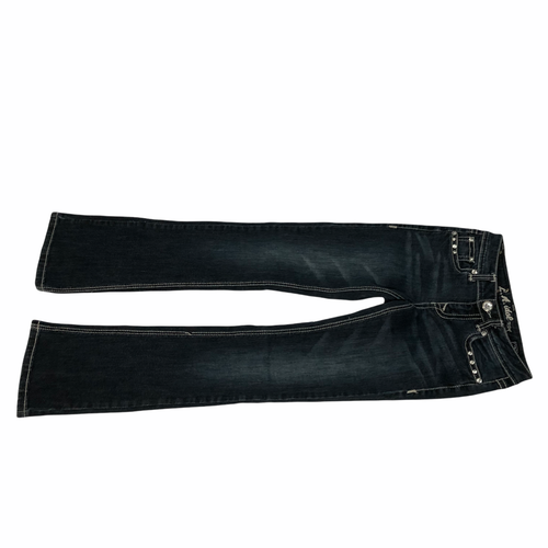 Request Jeans 31x32 Mens Skinny Solid Dark Trimble Wash Denim Blue | eBay