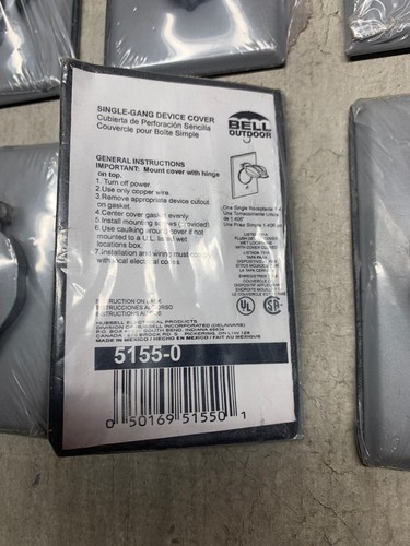 NEW! [Qty-6!] BELL 5155-0 Single Lift Device Covers (Wet Location) FAST SHIPPING - Picture 2 of 6