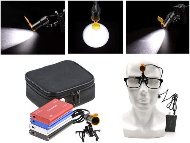 圖片 81 - 5W Dental Normal/Metal/Plastic Clip High Power LED Headlight+Light Shield DY-007