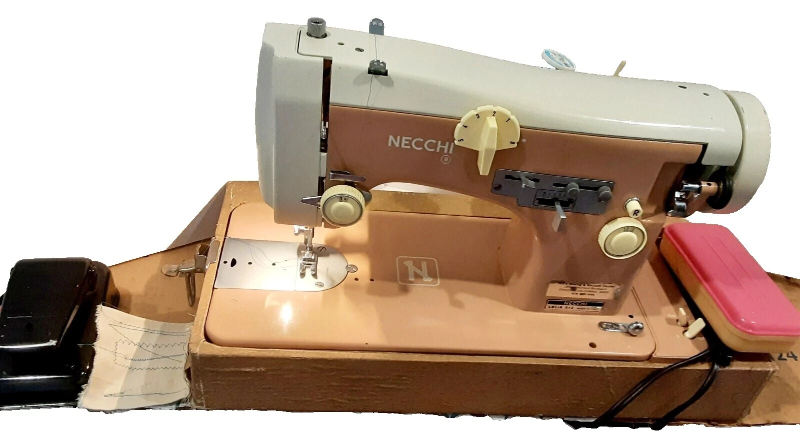 Necchi Leather Mechanical Craft Sewing Machines