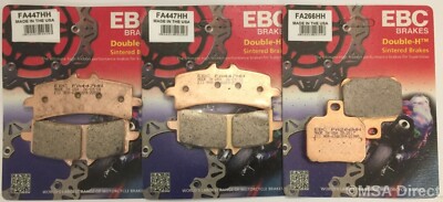 EBC Sinter Bremsbeläge Set Vorne Hinten Für KTM 1290 SUPER DUKE (2014-2024) 3er