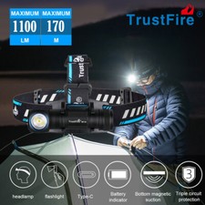 TrustFire MT18 1100LM Rechargeable LED Headla...
