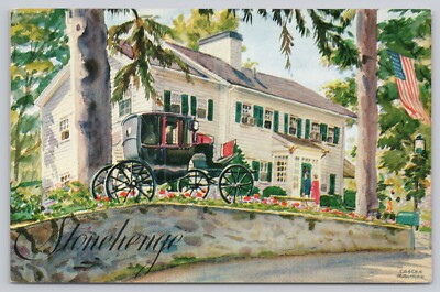 Chrome Postcard Stonehenge Country Inn Ridgefield Connecticut | eBay