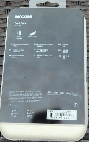 Incase Quick Snap Case for iPhone 6 Black NEW NWT CL69409 - Bild 2 von 8