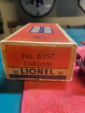 Lionel 6257-50 Red SP-type Caboose w/box 1956 O ga Postwar Type III lettering