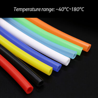 #ad Food Grade High Temp Silicone Tube Flexible Rubber Pipe Various Colors amp; Sizes $169.40