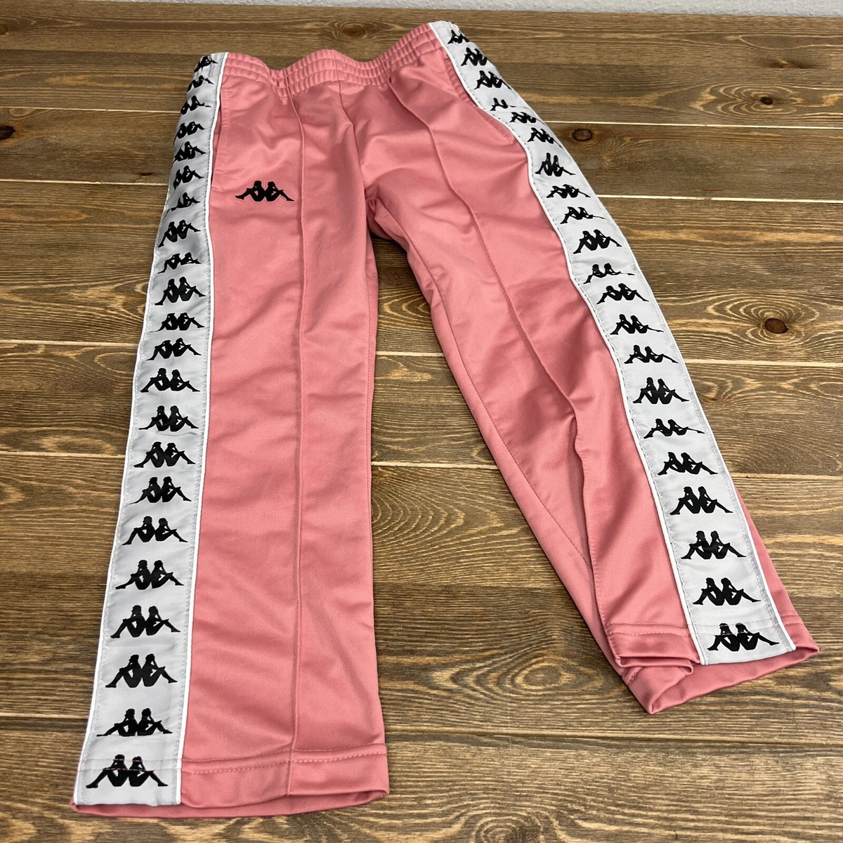 Pink track store pants