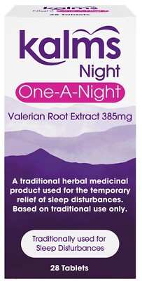 Kalms One A Night Baldrian-Wurzel-Extrakt - (NEU MAX 2) -28 Tabletten